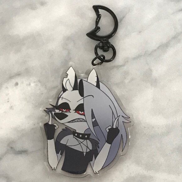 Loona Helluva Boss 2.5" Acrylic Epoxy Keychain - Picture 1 of 1